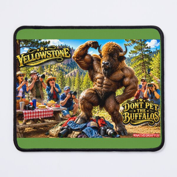 Item preview, Yellowstone Buffalo  designed and sold by NativeGraffix.