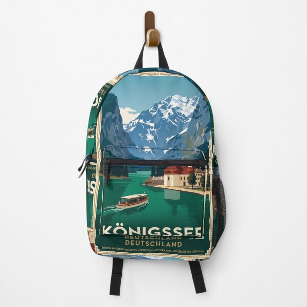 Item preview, Königssee Germany Vintage Travel Poster – Alps Art designed and sold by Bomax121.