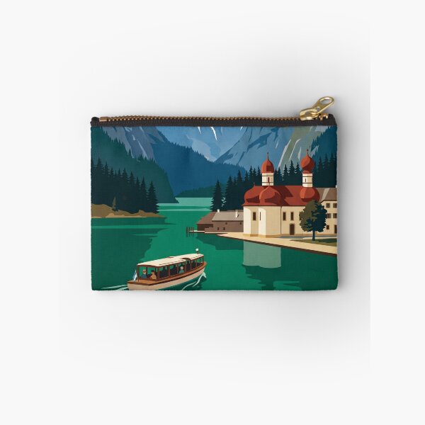 Item preview, Königssee Germany Vintage Travel Poster – Alps Art designed and sold by Bomax121.