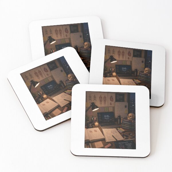 Item preview, Medical Student Late Night Study Desk designed and sold by YogiCodeLab.
