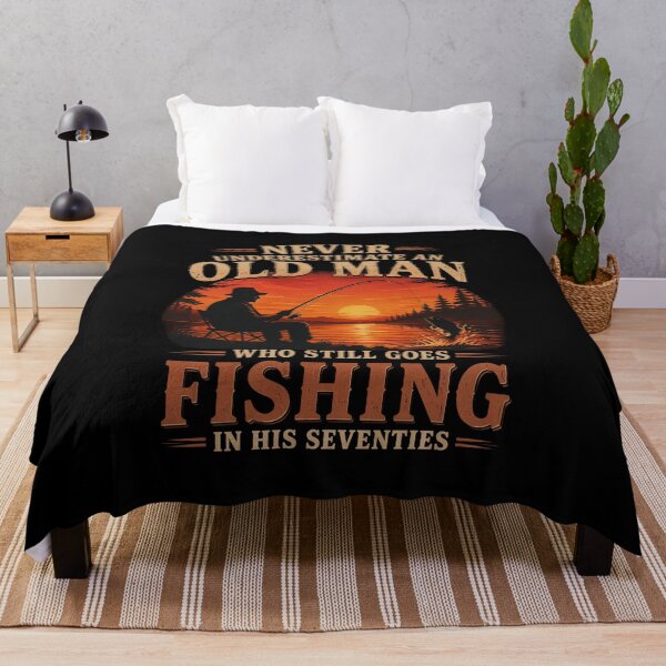 Item preview, Never Underestimate an Old Man Who Goes Fishing in His 70s designed and sold by OlakunleOloroz.