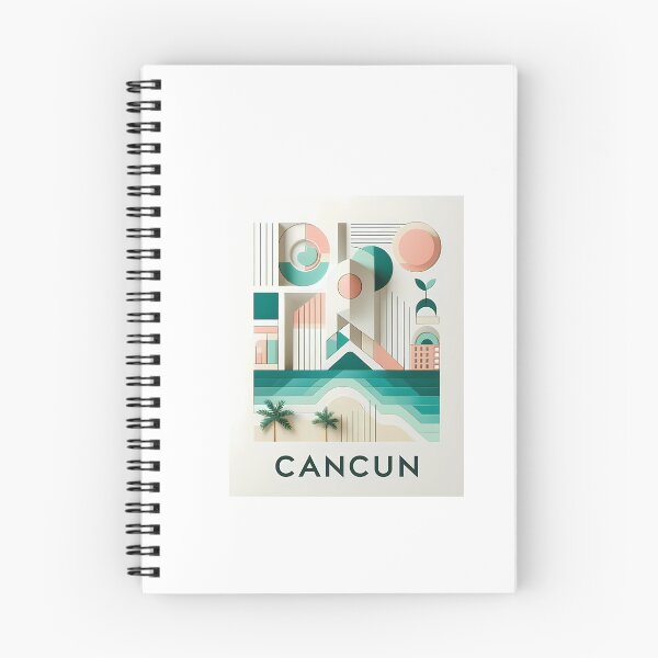 Item preview, Cancun Mexico Travel Poster - Abstract Tropical Island Beach Art designed and sold by OzzFrequency.