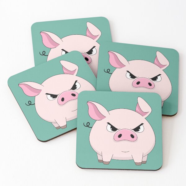 Item preview, Angry Cute Pig Cartoon Funny Animal T-Shirt | Grumpy Pig Lover Gift designed and sold by Yesss-Mau.
