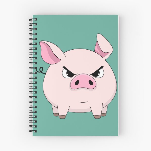 Item preview, Angry Cute Pig Cartoon Funny Animal T-Shirt | Grumpy Pig Lover Gift designed and sold by Yesss-Mau.