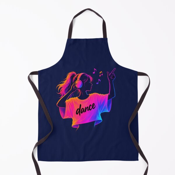 Item preview, Neon Dance Girl with Headphones designed and sold by HeyFajnaLinja.