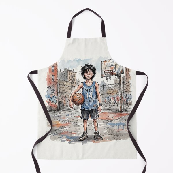 Item preview, Funny Teenage NYC Basketball Hoops Portrait designed and sold by Home Decor Art.