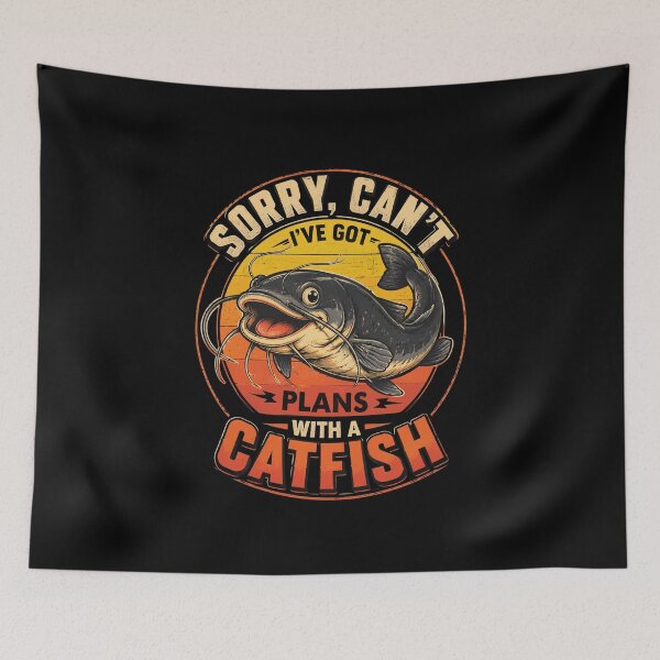 Item preview, Plans with A Catfish Fisherman Fish Angler Catfish Fishing designed and sold by OlakunleOloroz.
