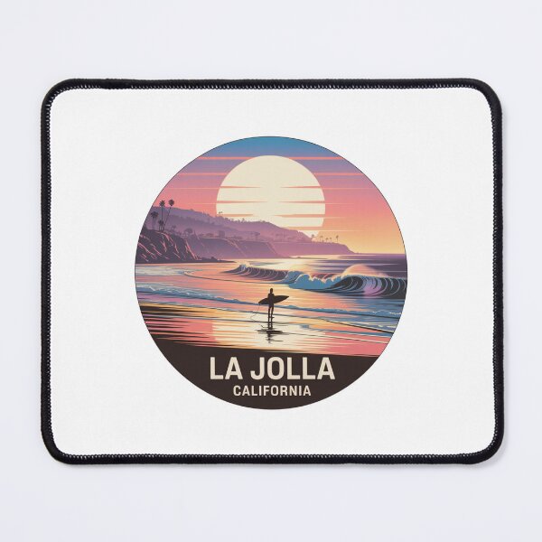 Item preview, La Jolla California: Reflective Surfer Sunset designed and sold by CircinusStore.