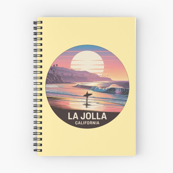 Item preview, La Jolla California: Reflective Surfer Sunset designed and sold by CircinusStore.