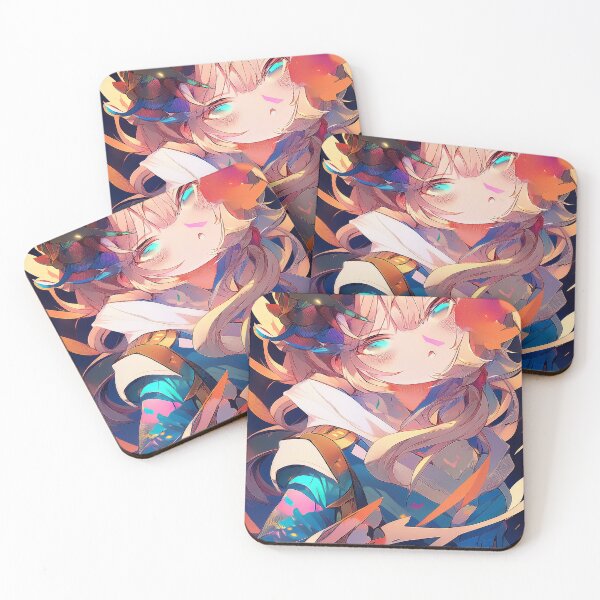 Item preview, Vibrant Anime Girl - Colorful Cyberpunk Character Art designed and sold by Outlet Raloel.