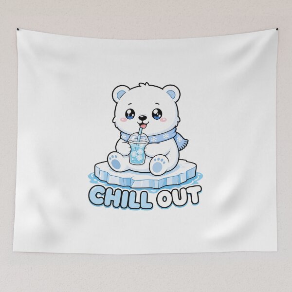 Item preview, Chill Out Sweet Kawaii Ice Bear designed and sold by BoosterShop.