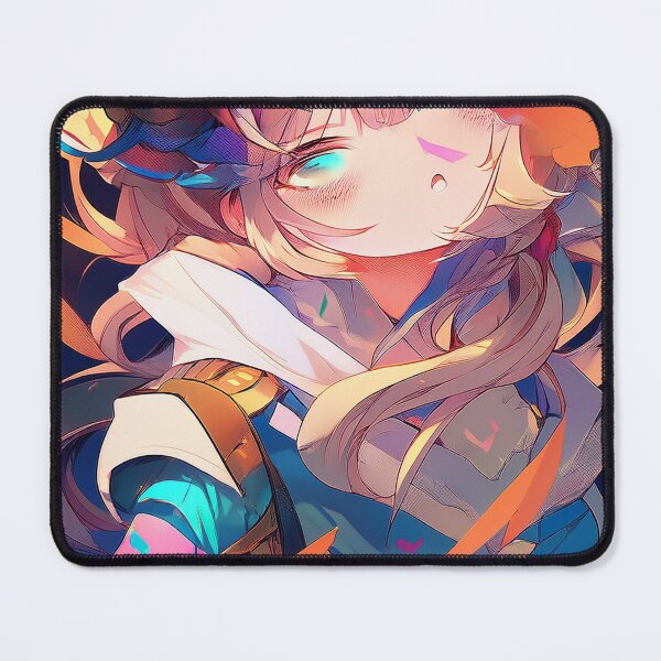 Item preview, Vibrant Anime Girl - Colorful Cyberpunk Character Art designed and sold by Outlet Raloel.