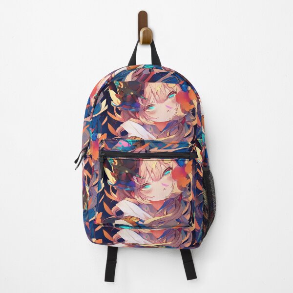 Item preview, Vibrant Anime Girl - Colorful Cyberpunk Character Art designed and sold by Outlet Raloel.