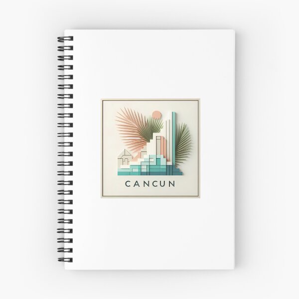 Item preview, Cancun Mexico Travel Poster - Abstract Tropical Island Beach Art designed and sold by OzzFrequency.