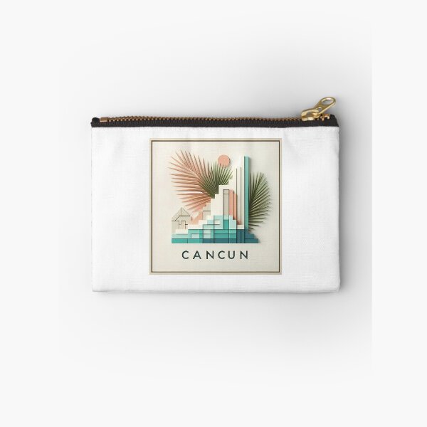Item preview, Cancun Mexico Travel Poster - Abstract Tropical Island Beach Art designed and sold by OzzFrequency.