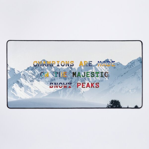 Item preview, Champions are Made on the Majestic Snowy Peaks #4 designed and sold by Holy JM Designs.