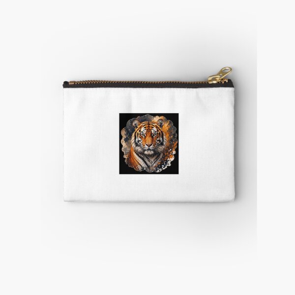 Item preview, Abstract Splatter Paint Tiger Face Art designed and sold by YogiCodeLab.
