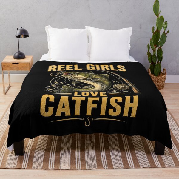 Item preview, Reel Girls Catfish Fisherman Fish Angler Catfish Fishing designed and sold by OlakunleOloroz.