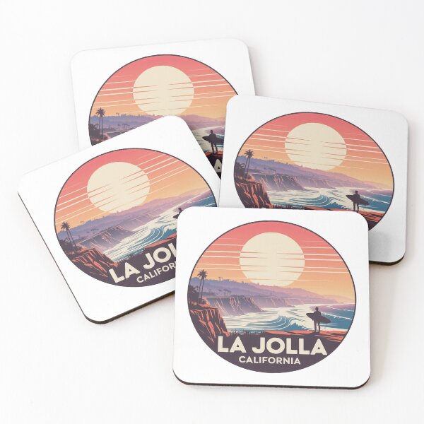 Item preview, La Jolla California: Purple Sunset Surfer designed and sold by CircinusStore.