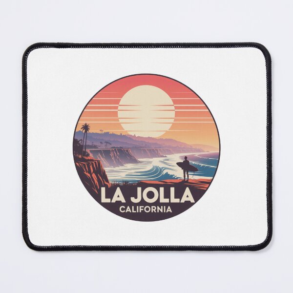 Item preview, La Jolla California: Purple Sunset Surfer designed and sold by CircinusStore.