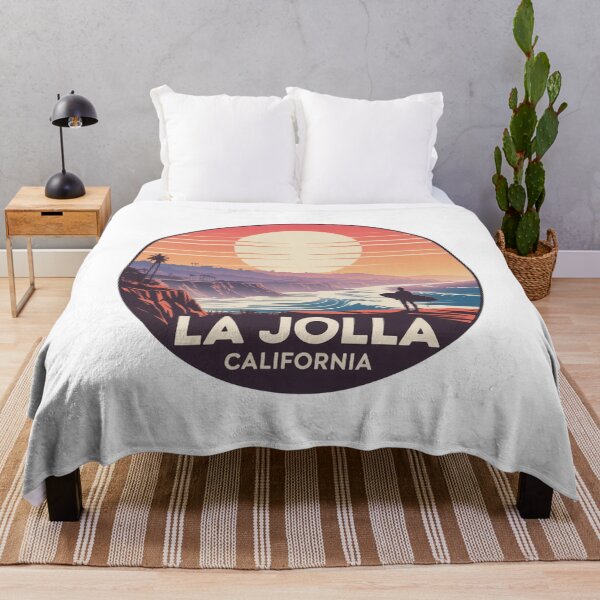 Item preview, La Jolla California: Purple Sunset Surfer designed and sold by CircinusStore.