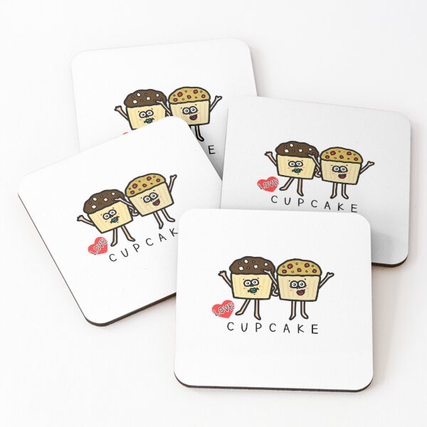 Item preview, Cute I LOVE CUPCAKE designed and sold by kanaehonkawa.