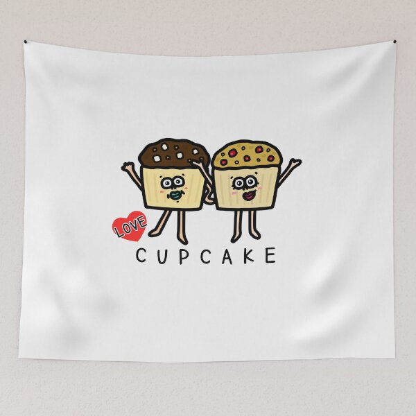 Item preview, Cute I LOVE CUPCAKE designed and sold by kanaehonkawa.
