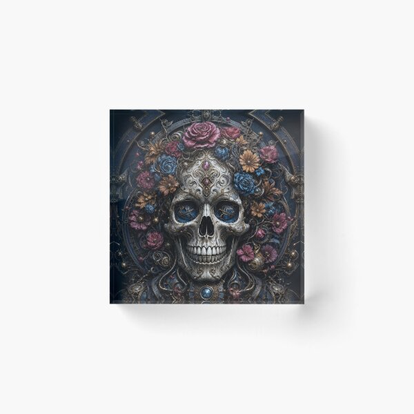Item preview, Clockwork Calaveras - Wildflower designed and sold by Wolffestone Studios.