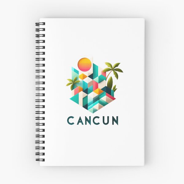 Item preview, Cancun Mexico Travel Poster - Abstract Tropical Island Beach Art designed and sold by OzzFrequency.