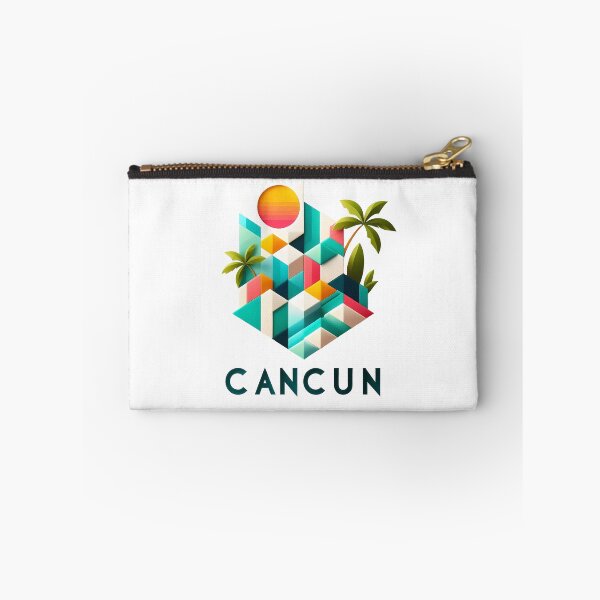 Item preview, Cancun Mexico Travel Poster - Abstract Tropical Island Beach Art designed and sold by OzzFrequency.