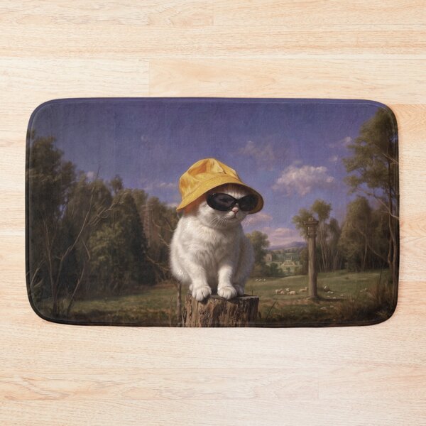 Item preview, Cool Cat Summer Portrait designed and sold by Anatolii_Kys.