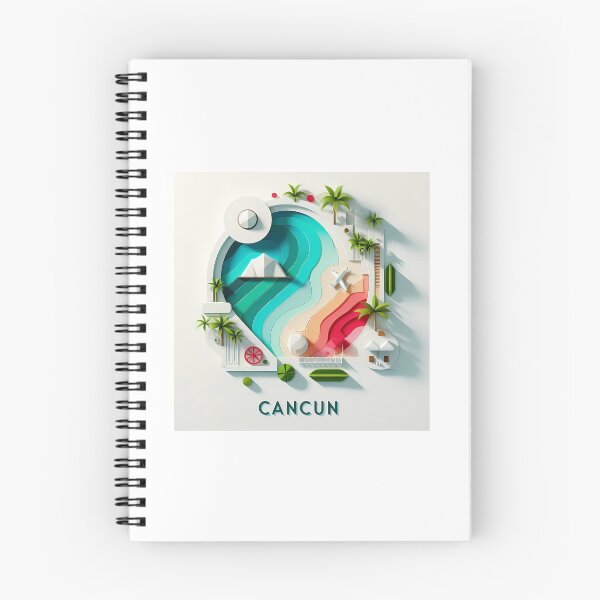 Item preview, Cancun Mexico Travel Poster - Abstract Tropical Island Beach Art designed and sold by OzzFrequency.