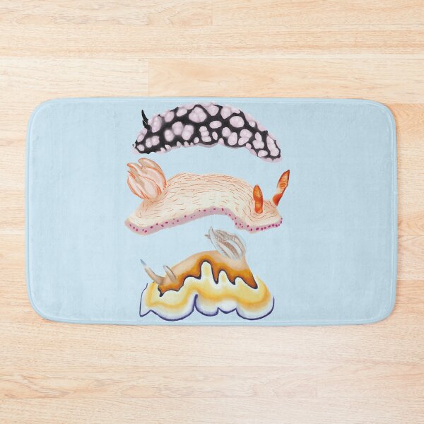Item preview, Copy of Nudibranch Trio - yellow, pink and purple sea slug designed and sold by Poulpimousse.