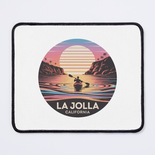 Item preview, La Jolla California: Colorful Kayak Sunset designed and sold by CircinusStore.