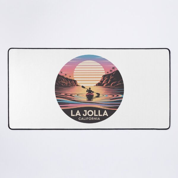 Item preview, La Jolla California: Colorful Kayak Sunset designed and sold by CircinusStore.