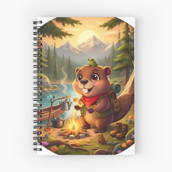 Item preview, Happy Beaver Adventures – Beaver Camping Adventure designed and sold by Clothes With Smiling Animals Walt Gral.