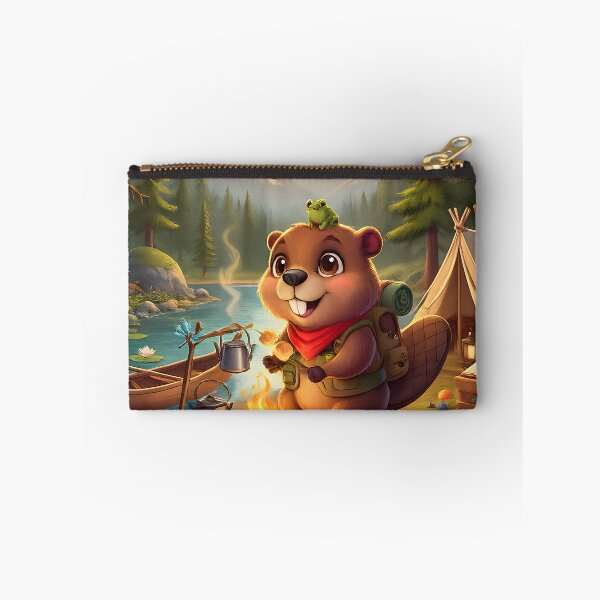 Item preview, Happy Beaver Adventures – Beaver Camping Adventure designed and sold by Clothes With Smiling Animals Walt Gral.