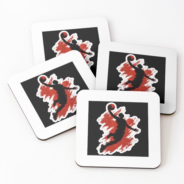 Item preview, Red Grunge Slam Dunk Basketball Silhouette designed and sold by YogiCodeLab.