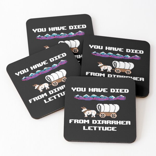 Aperçu de l'œuvre Tu es mort de diarrhée, laitue créée et vendue par Winner Chicken Dinner Designs.
