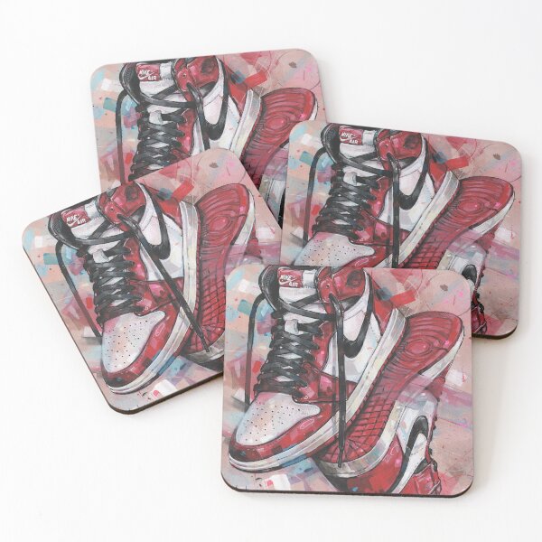 Item preview, Upside down jordan Chicago sneaker art designed and sold by GalleryKauffeld.