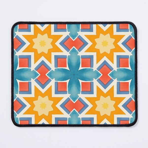 Item preview, Moroccan Star Tile — Zellige Geometric Pattern designed and sold by SweetManar.