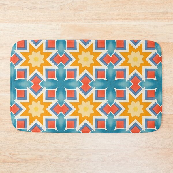 Item preview, Moroccan Star Tile — Zellige Geometric Pattern designed and sold by SweetManar.