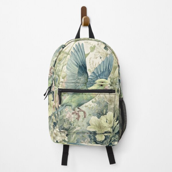 Item preview, A Parrotlet flying through a spring garden, Birds in Motion designed and sold by CDC40.
