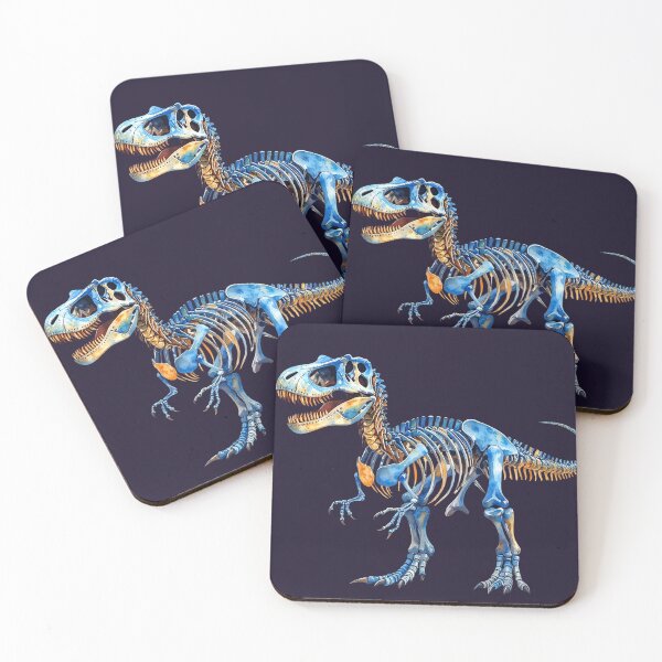 Item preview, Trex skeleton in watercolor style designed and sold by LiskoDesign.
