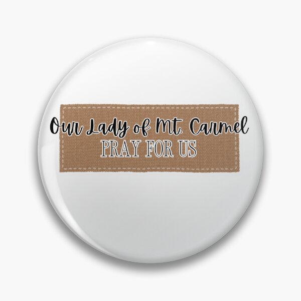 Item preview, Our Lady of Mt Carmel Rustic Catholic Devotional Marian Design designed and sold by Stella Maris Designs.