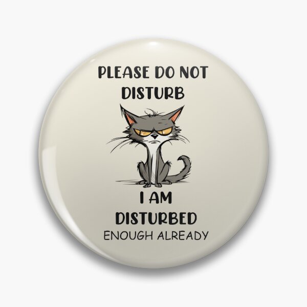 Item preview, Distturbed cat designed and sold by AyushkaAgarwal.