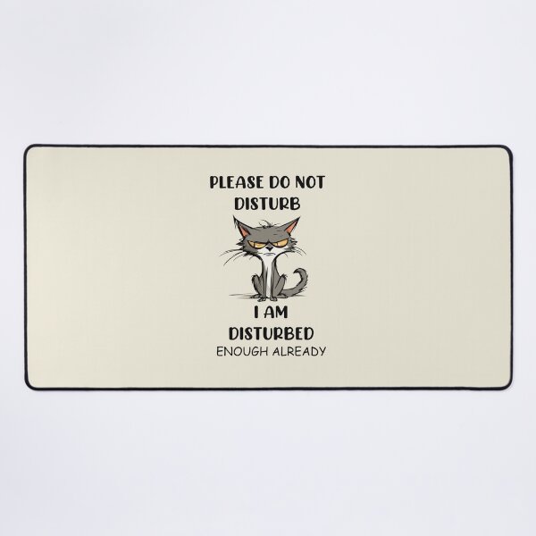 Item preview, Distturbed cat designed and sold by AyushkaAgarwal.