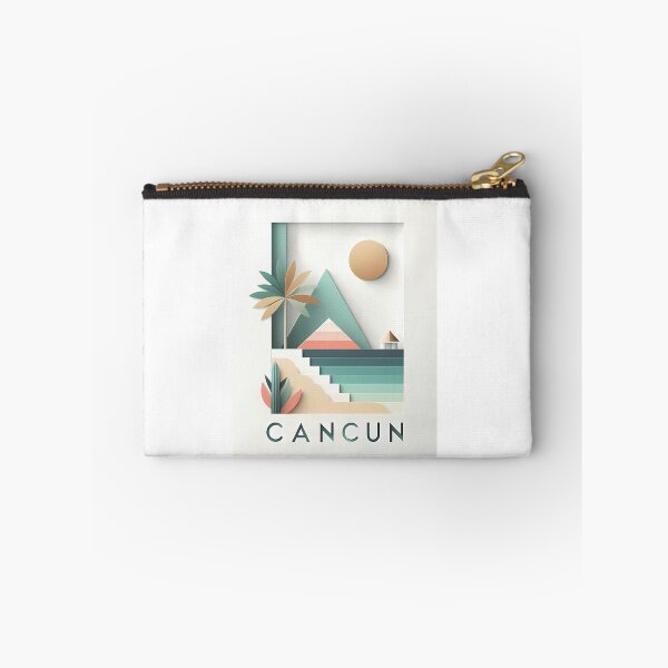 Item preview, Copy of Cancun Mexico Travel Poster - Abstract Tropical Island Beach Art designed and sold by OzzFrequency.