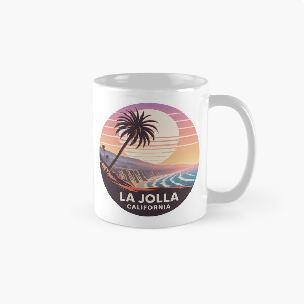Item preview, La Jolla California: Vibrant Multicolor Palm Sunset designed and sold by CircinusStore.