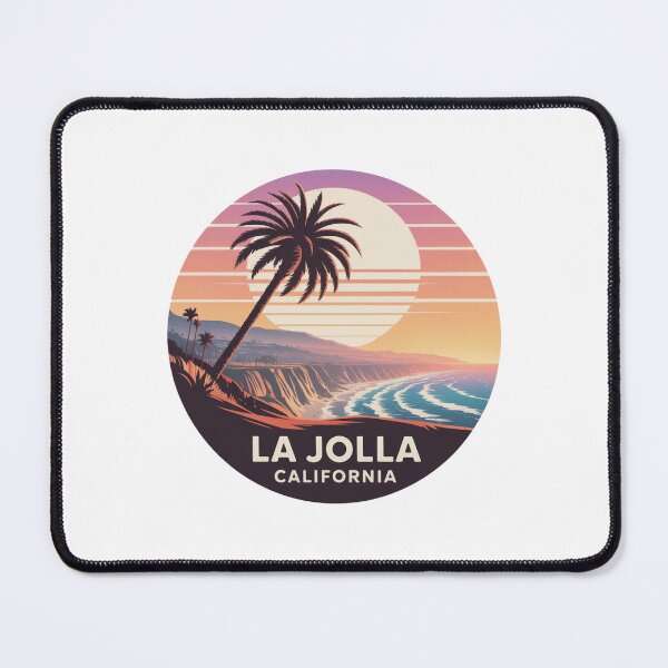 Item preview, La Jolla California: Vibrant Multicolor Palm Sunset designed and sold by CircinusStore.
